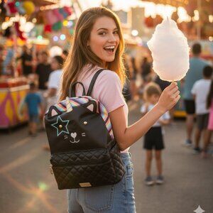 Luv Betsey Johnson Unicorn Cat Backpack